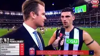 Last 41 seconds Collingwood vs Carlton round 15 2016