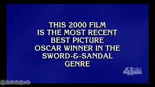 Alex Trebek saying the word 
