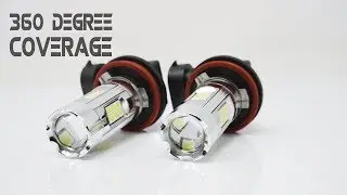 Alla Lighting's 3030 27-SMD Pure White LED Fog Light Bulbs | 3200 Lumens