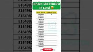 😲 left formula in excel #shorts #excel