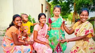 క్రియాన్ష్ బర్త్డేకి నాని పాప హడావిడి 😄#swapnaswamyvillagelife #swapnaswamyvlogs