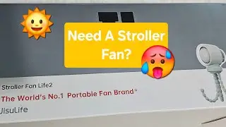 🌟Beat the Heat with JISULIFE Stroller Fan| Unboxing☀️