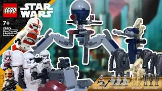 Возвращение к истокам! - Набор LEGO ЗВЕЗДНЫЕ ВОЙНЫ 2023: Клон-солдат и боевой дроид (75372)
