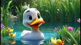Little Duck’s Happy Quack | Fun Duck Song for Kids | Cheerful Nursery Rhyme