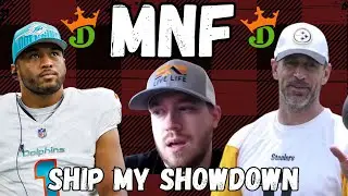 NFL DFS DraftKings Showdown Picks Early Strategy Dolphins-Steelers Monday Night Football Lineups