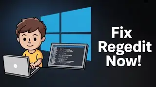 How to Fix Regedit not Working or Disabled to Enable Regedit Registry Editor Manually in Windows