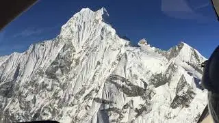 Machapuchare from Helicopter in the Annapurna Range