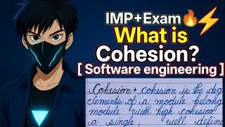 Cohesion in Software Engineering Explained with Examples | Types of Cohesion | BCA  Semester Notes