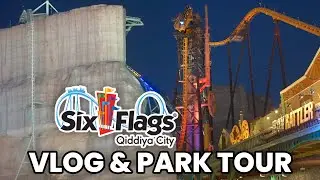 Six Flags Qiddiya OPENING DAY! BEST Day Ever Riding FALCON'S FLIGHT, Iron Rattler, Colossus, & More!