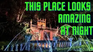 Amazing Abandon castle at night - Paronella Park night tour, Murray Falls The BEST Fish & Chips ever