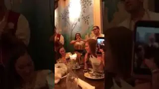 Sydney's Birthday Dinner in Epcot, Italy 2017