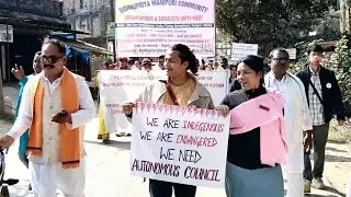 Bishnupriya Manipuri Autonomous Council- demand on 19 Jan,26 at Silchar,Assam,India.