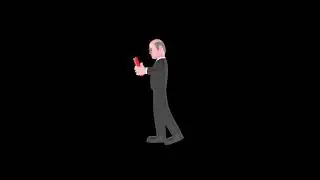 3D Cartoon Judge Turntable | Friendly Judge Offering Red Book