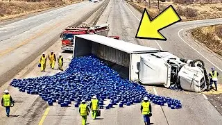 Truck Driver Discovers Strange Cargo After Accident, Turns Pale When He Finds Out What It