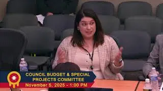 Tulsa City Council Budget & Special Projects Committee