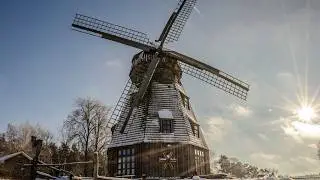 Discover Vilnius Pilaitė Windmill | Pilaitė Malūnas in Lithuania Winter