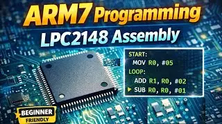 Count Zeros and Ones in 32-bit Array | LPC2148 ARM Assembly using ROR, ADDCS, ADDCC