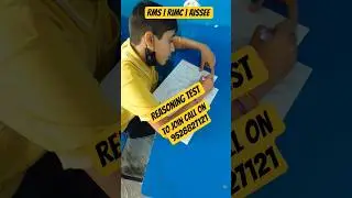 Reasoning Test Challenge|RMS, RIMC&AISSEE 2026 Preparation|Geometry Academy 95288-2712 #RMS #RIMC