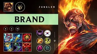 Brand Jungle vs Qiyana - KR Master Patch 25.22