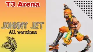 ALL JOHNNY JET HERO SKIN STYLES ||T3 Arena||