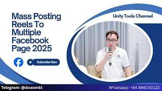 Mass Posting Reels To Multiple Facebook Page 2025 | Facebook Automation