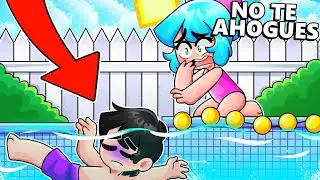 &iexcl;SRJUANCHO SE AHOGA! 😱😭 SRTACATANA LE ENSE&Ntilde;A A NADAR A SRJUANCHO Y SALE MAL 😨 SRJUANCHO