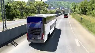 Viagem de Santos para S&atilde;o Paulo no mapa explorando a am&eacute;rica ultra realista