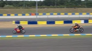 Vintage Racer Bikes Moto Race MotoGP circuit Bugatti Le Mans 2015