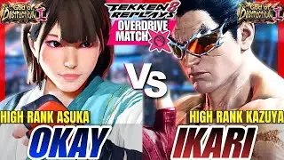 Tekken 8 - Okay (Asuka) vs Ikari (Kazuya) - Epic Ranked Match