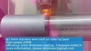 Laser cladding wire/central wire
