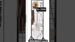 Rs 250$ Heavy-Duty Metal Gridwall Panel Display Stand with Locking Wheel #informationkiosk #wallbox