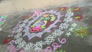 Pongal celebration art Church
