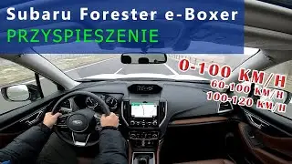 Subaru Forester e-Boxer 150KM przyspieszene 0-100 km/h (acceleration) 🏁