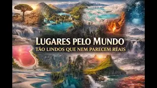 Lugares Pelo Mundo Tão Lindos Que Nem Parecem Reais 🌍✨