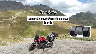Comment remplir/charger son sac de selle SW-Motech Drybag 700 (rangement & r&eacute;partition du poids)