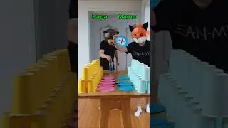 RANDOM NUMBER DISC FUNNY GAME! #shorts #viral #trend #funny #challenge #family #fypシ