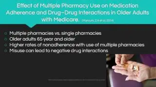 Medication Interactions in Older Adults