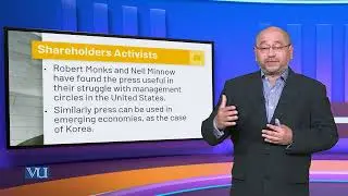 Corporate Governance and Press; Shareholder's Activists | Corporate Governance | MGT717_Topic143