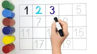Numbers 1 to 20 | Kids Count Numbers 1-20 | Toddler & Preschool Educational Video #kiddostv