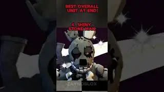 Best Units In Five Nights At Freddy&rsquo;s TD 6 #shorts #roblox #fnaf