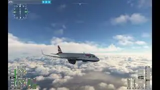 British Airways Airbus A320 ~ G-TTSA ~ Landing ~ Vienna (LOWW) - London Heathrow (EGLL) - MSFS 20
