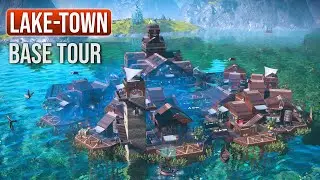 Lake-town, a fishing base - No Man's Sky