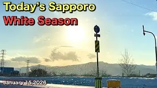 Today’s Sapporo.White Season.January 15,2026.Japan 
