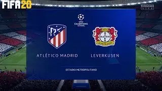 FIFA 20 ! Atl&eacute;tico Madrid Vs Bayer Leverkusen ! Champions League 2019/20 ! Group Stage ! 22.10.2019