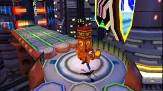 Crash Bandicoot: Warped - Level 29/19: Future Frenzy (100%)
