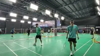1/10 🔥Game 3 傑哥源興 22 : 20 強哥聰哥 #男雙 #福雅羽球會館6號場地 #badminton 