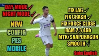 NEW UPDATE CONFIG PES 2021 MOBILE HIGH RESOLUTION 60 FPS RAM 2GB , 3GB & 4GB FIX LAG PES MOBILE 2021