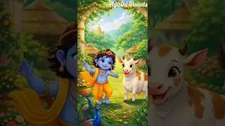 ✨ Krishna Ji Ka Adbhut Nritya | Dekh kar mann khush ho jayega! #krishna #katha @BhaktiPath