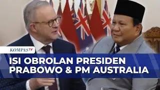 Akrab! Momen Presiden Prabowo Ngobrol Bersama Perdana Menteri Australia di Istana Negara