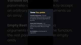 Rest parameter in JavaScript   #coding #shorts #javascript #logicbuilding